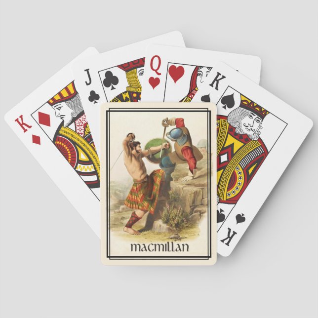 Clan MacMillan Classic Scotland Bicycle Deck Playing Cards (Back)