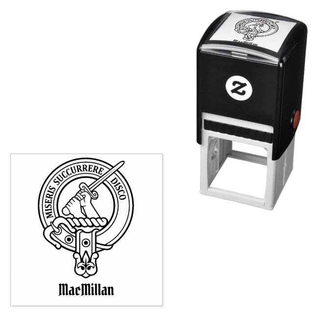 Clan MacMillan Crest Self-inking Stamp (In Situ)