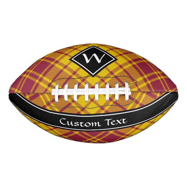 Clan MacMillan Dress Tartan American Football (Front)