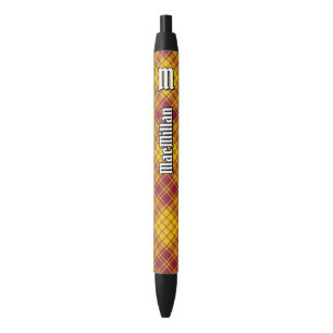 Clan MacMillan Dress Tartan Black Ink Pen