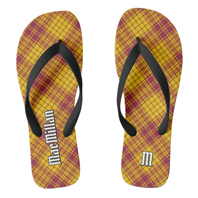 Clan MacMillan Dress Tartan Flip Flops (Footbed)
