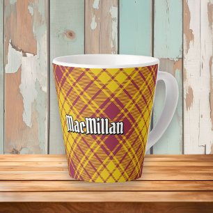 Clan MacMillan Dress Tartan Latte Mug