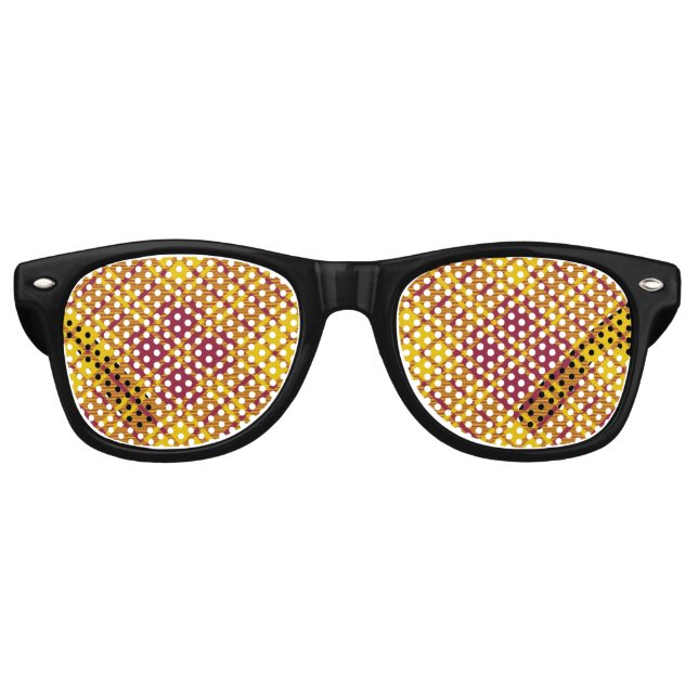 Clan MacMillan Dress Tartan Retro Sunglasses (Front)