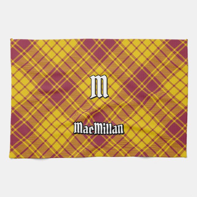 Clan MacMillan Dress Tartan Tea Towel (Horizontal)