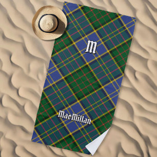 Clan MacMillan Hunting Tartan Beach Towel