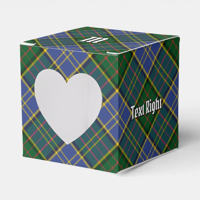 Clan MacMillan Hunting Tartan Favour Box (Front Side)