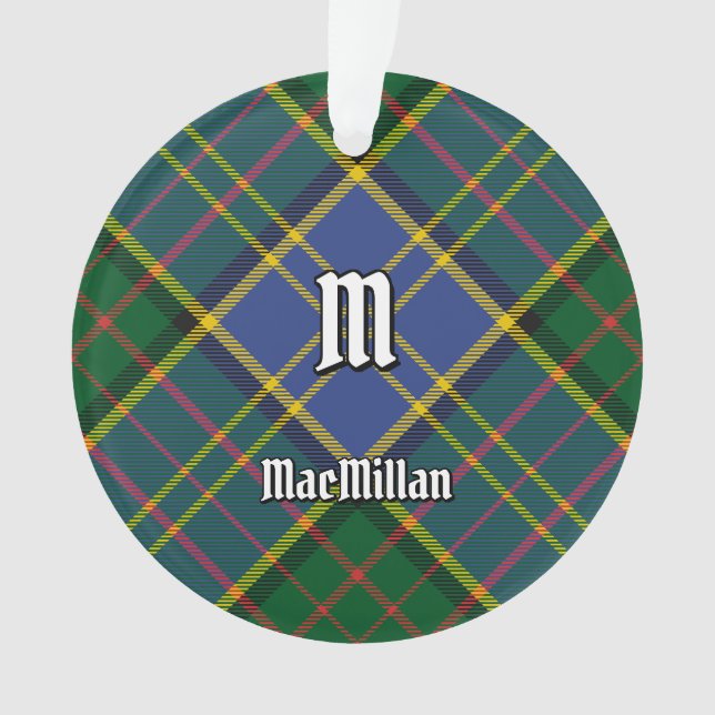 Clan MacMillan Hunting Tartan Ornament (Front)