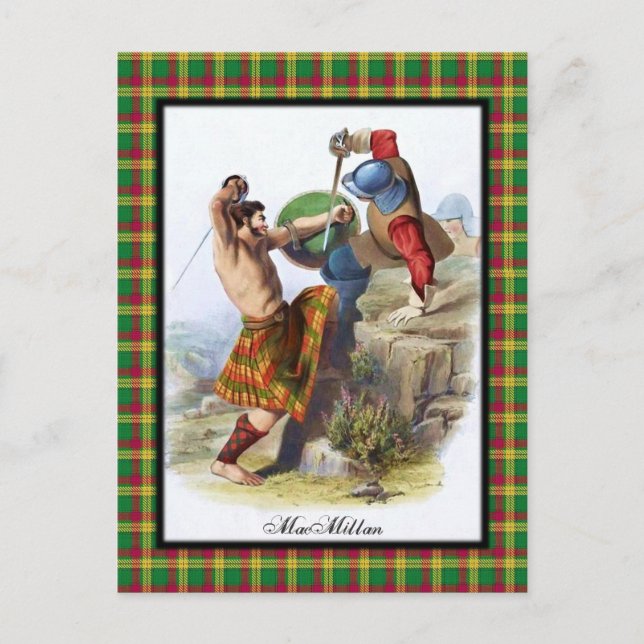 Clan MacMillan Scottish Dreams Postcard (Front)