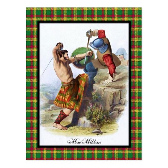 Clan MacMillan Scottish Dreams Postcard