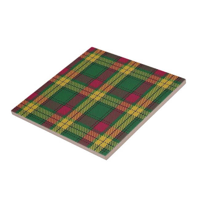 Clan MacMillan Scottish Expressions Tartan Tile (Side)