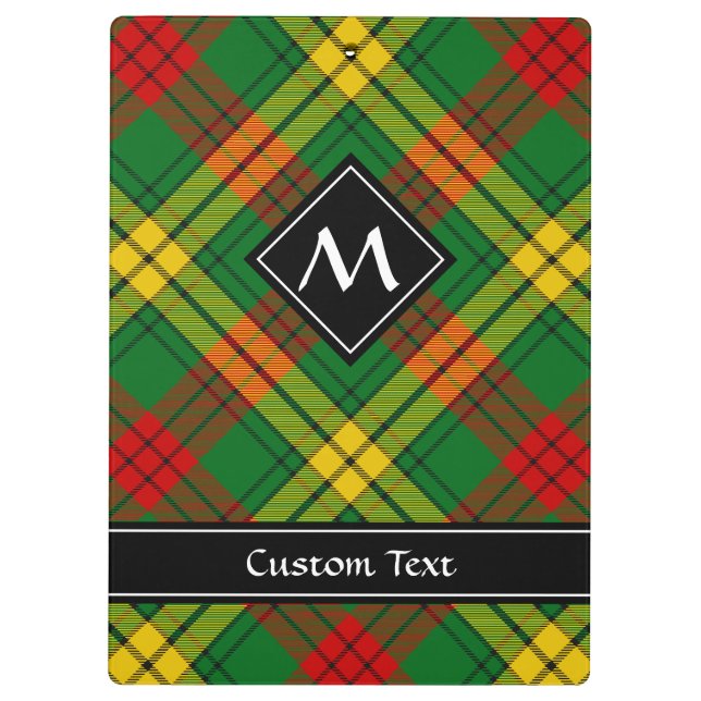 Clan MacMillan Tartan Clipboard (Back)