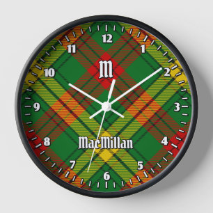 Clan MacMillan Tartan Clock