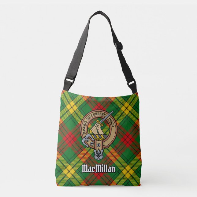 Clan MacMillan Tartan Crossbody Bag (Front)
