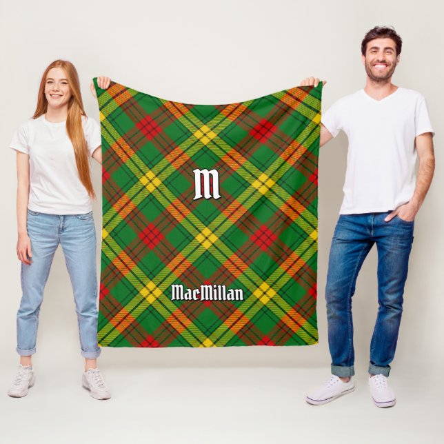 Clan MacMillan Tartan Fleece Blanket (In Situ)