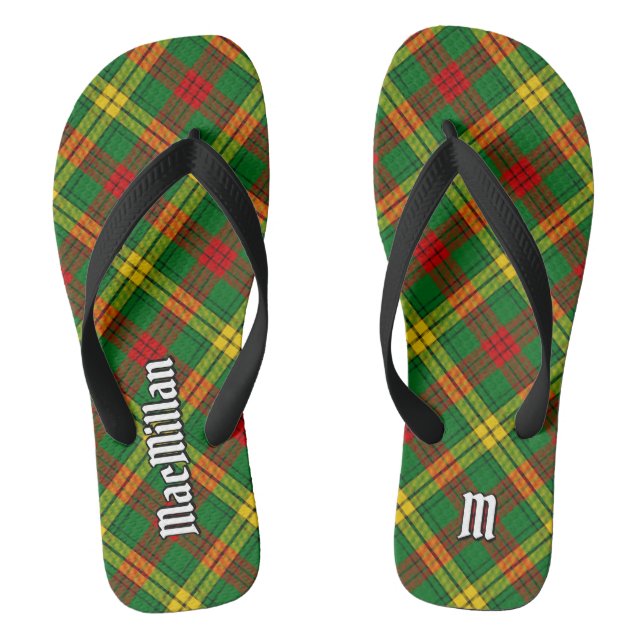 Clan MacMillan Tartan Flip Flops (Footbed)