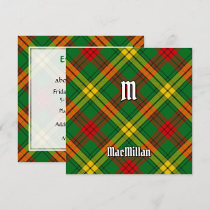Clan MacMillan Tartan Invitation