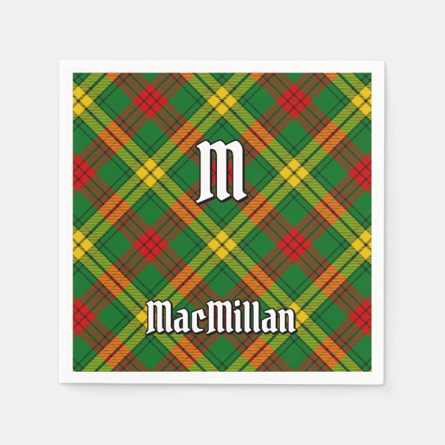 Clan MacMillan Tartan Napkin (Front)