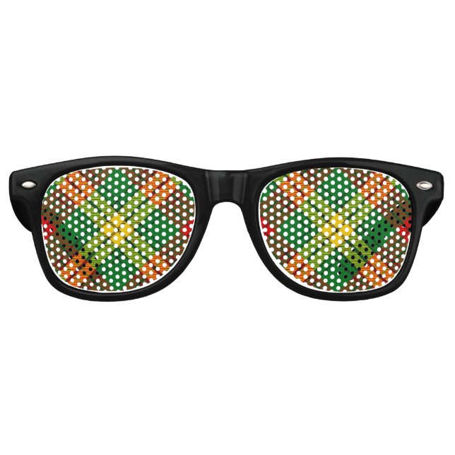 Clan MacMillan Tartan Retro Sunglasses (Front)