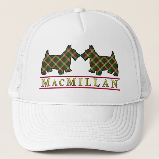 Image of Clan MacMillan Tartan Scottie Dogs Trucker Hat