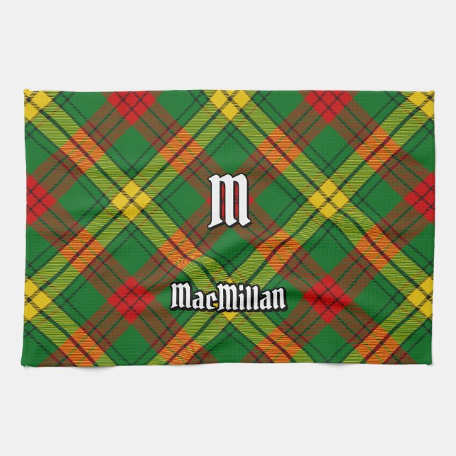 Clan MacMillan Tartan Tea Towel (Horizontal)