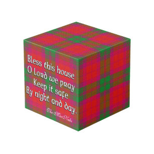 Clan MacNab Tartan House Blessing Cube