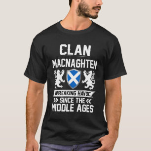 Clan Macnaghten Scottish Family Clan Scotland Wrea T-Shirt