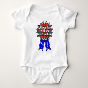 Clan MacNaughton MacNachtan #1 Award Blue Ribbon Baby Bodysuit