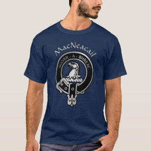 Clan MacNeacail (MacNicol/Nicolson) Crest & Tartan T-Shirt