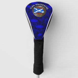 Clan MacNeacail Tartan Knot & Flag Golf Head Cover
