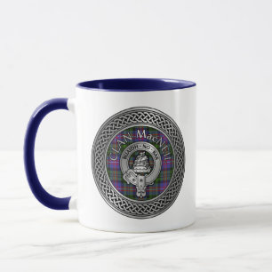 Clan MacNeil Crest & Tartan Knot Mug