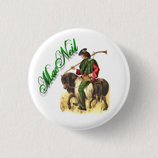 Clan MacNeil Scottish Dream Button (Front)