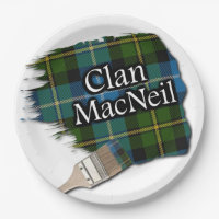 Clan MacNeil Scottish Tartan Paint Brush