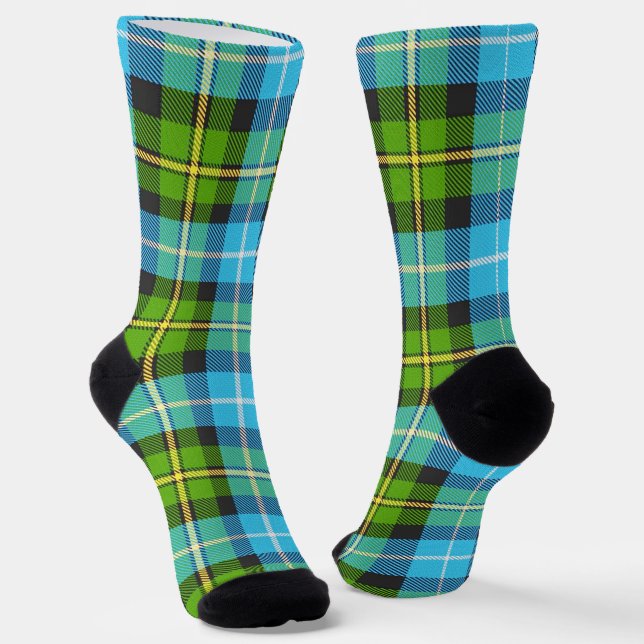 Clan MacNeil Tartan Socks (Angled)