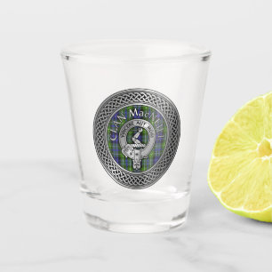 Clan MacNeill of Gigha Crest & Tartan Shot Glass