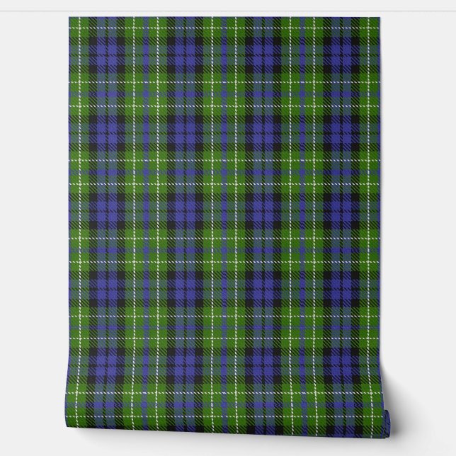 Clan MacNeill of Gigha Tartan Wallpaper (Unrolling)