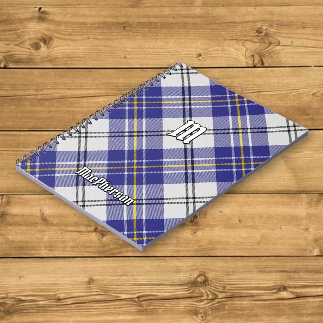 Clan MacPherson Blue Dress Tartan Notebook (Creator Uploaded)