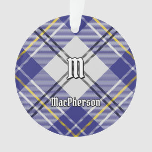 Clan MacPherson Blue Dress Tartan Ornament