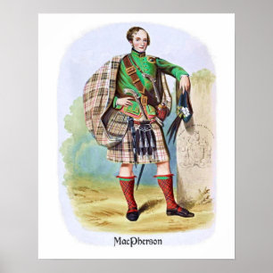 Clan MacPherson by R. R. McIan Poster