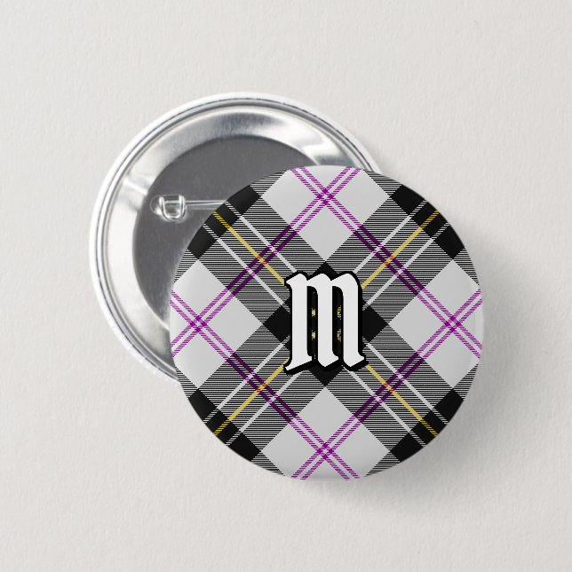 Clan MacPherson Dress Tartan Button (Front & Back)
