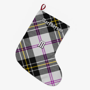Clan MacPherson Dress Tartan Christmas Stocking