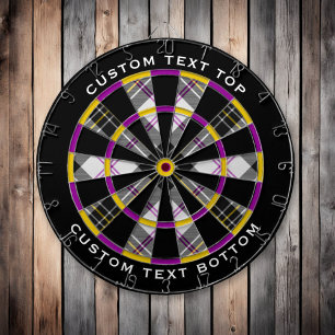 Clan MacPherson Dress Tartan Dart Board