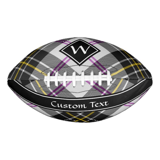 Clan MacPherson Dress Tartan Football American Football (Front)