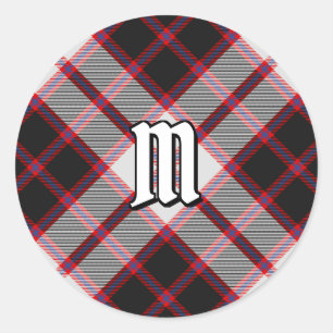Clan MacPherson Hunting Tartan Classic Round Sticker