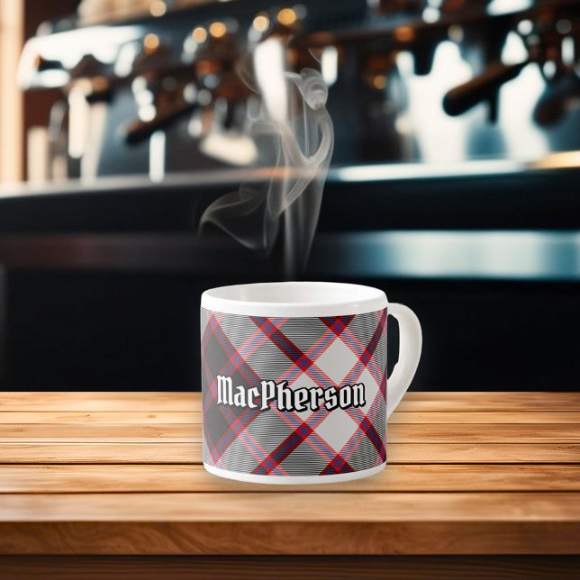 Clan MacPherson Hunting Tartan Espresso Cup (Creator Uploaded)