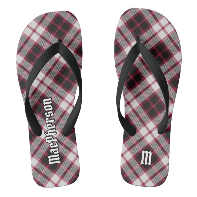 Clan MacPherson Hunting Tartan Flip Flops (Footbed)