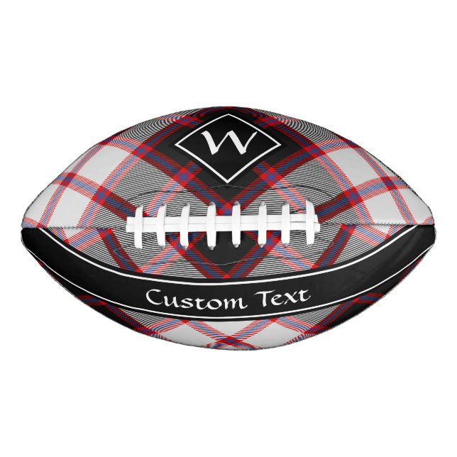 Clan MacPherson Hunting Tartan Football American Football (Front)