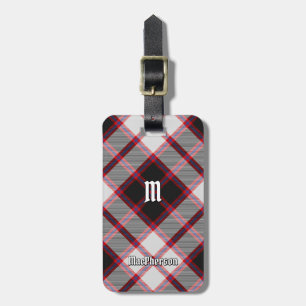 Clan MacPherson Hunting Tartan Luggage Tag