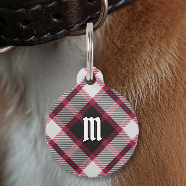 Clan MacPherson Hunting Tartan Pet ID Tag (Creator Uploaded)