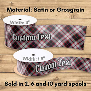 Clan MacPherson Hunting Tartan Satin Ribbon