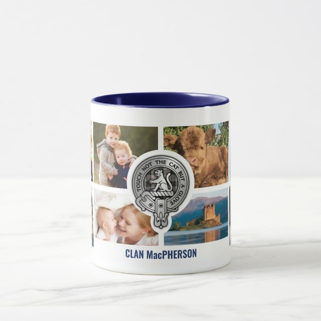 Clan MacPherson Personalised Family Mug (Center)